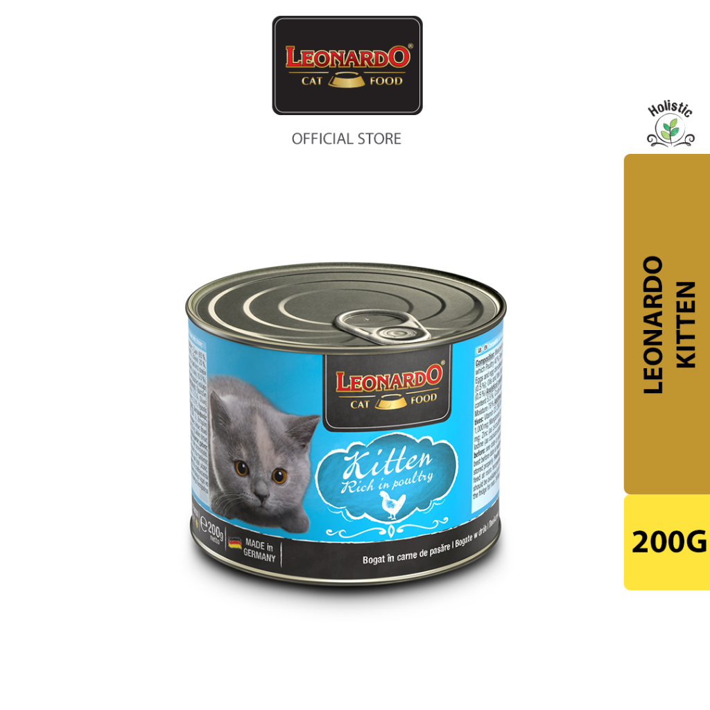 Leonardo Cat Food Kitten Wet Food Canned 200G Shopee Malaysia