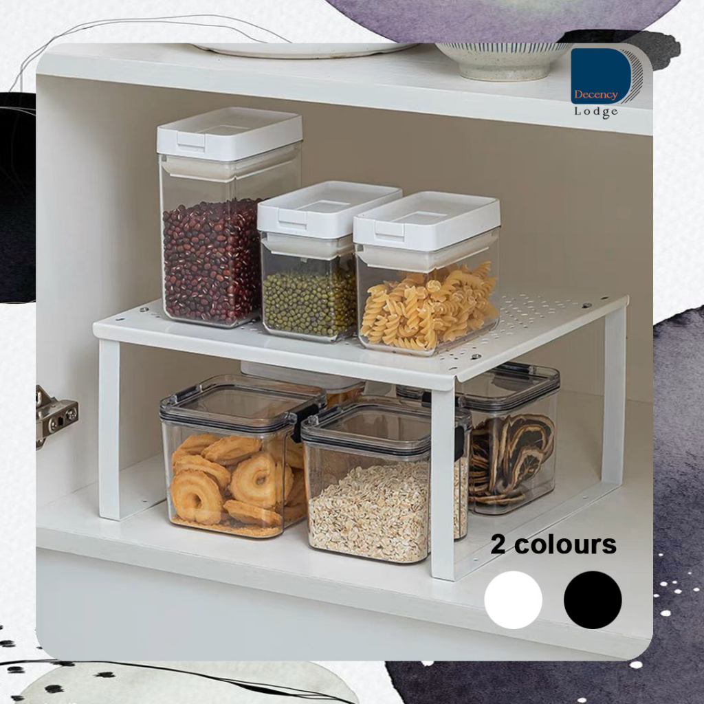 KITCHEN CABINET SHELF ORGANIZERS VARIERA SHELF INSERT KITCHEN STORAGE ...