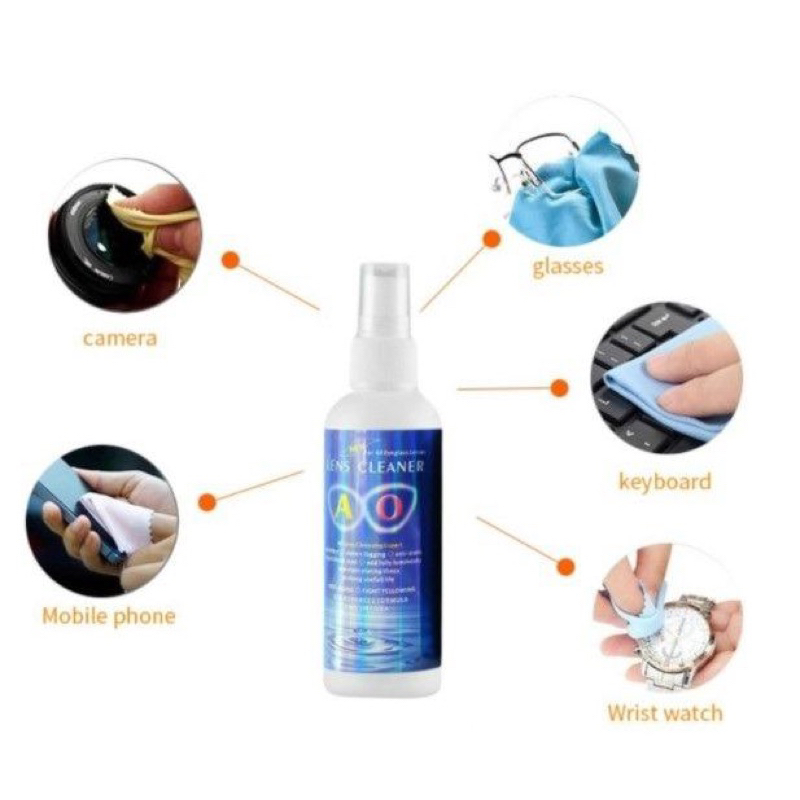 Lens Cleaner Spray Spectacle Glasses 50ml Shopee Malaysia