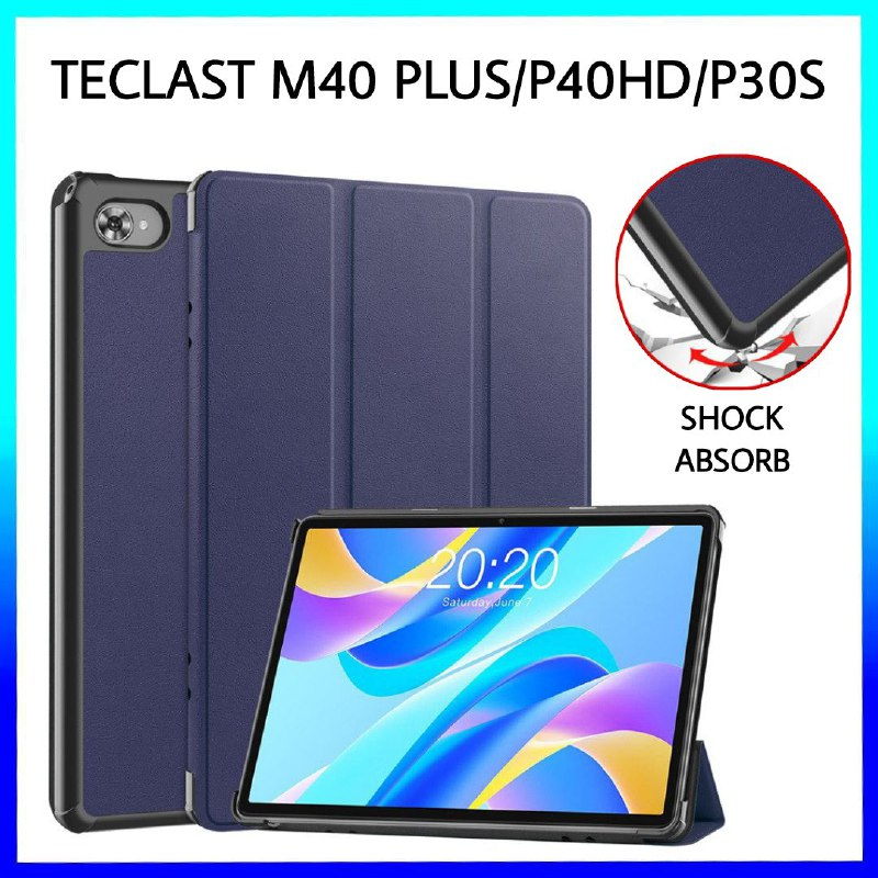 Custodia per Teclast P40HD 2023, PU Pelle Slim Flip Case Cover