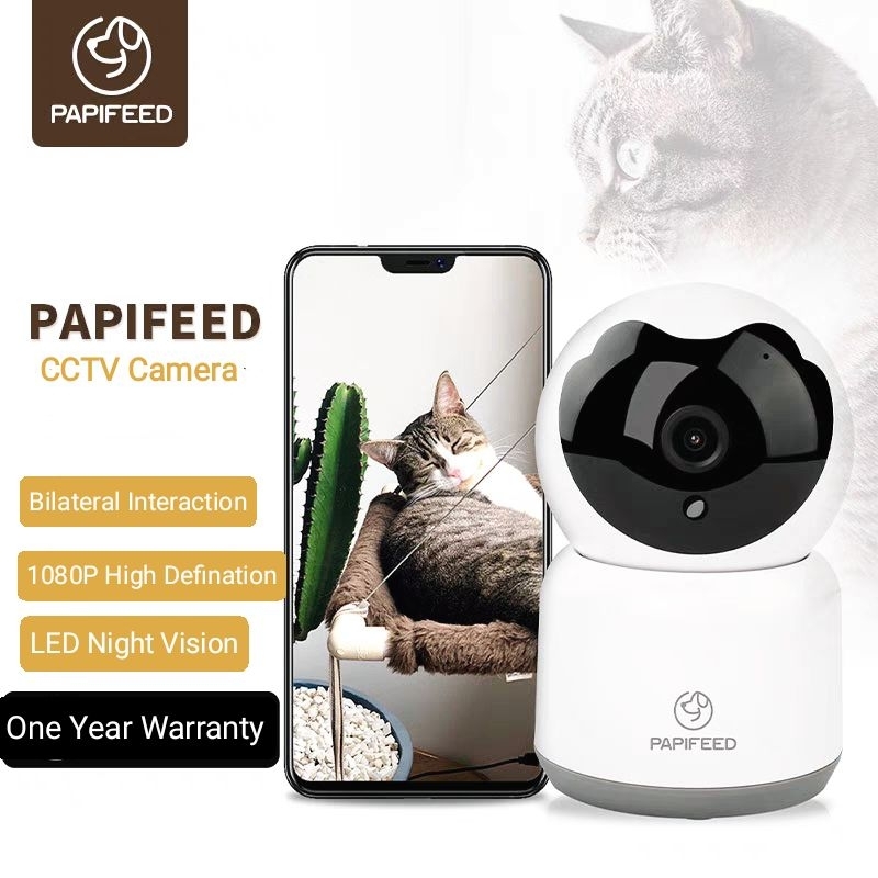 PAPIFEED Pet Camera CCTV Phone App, 5G WiFi 1080p HD Indoor Motion ...
