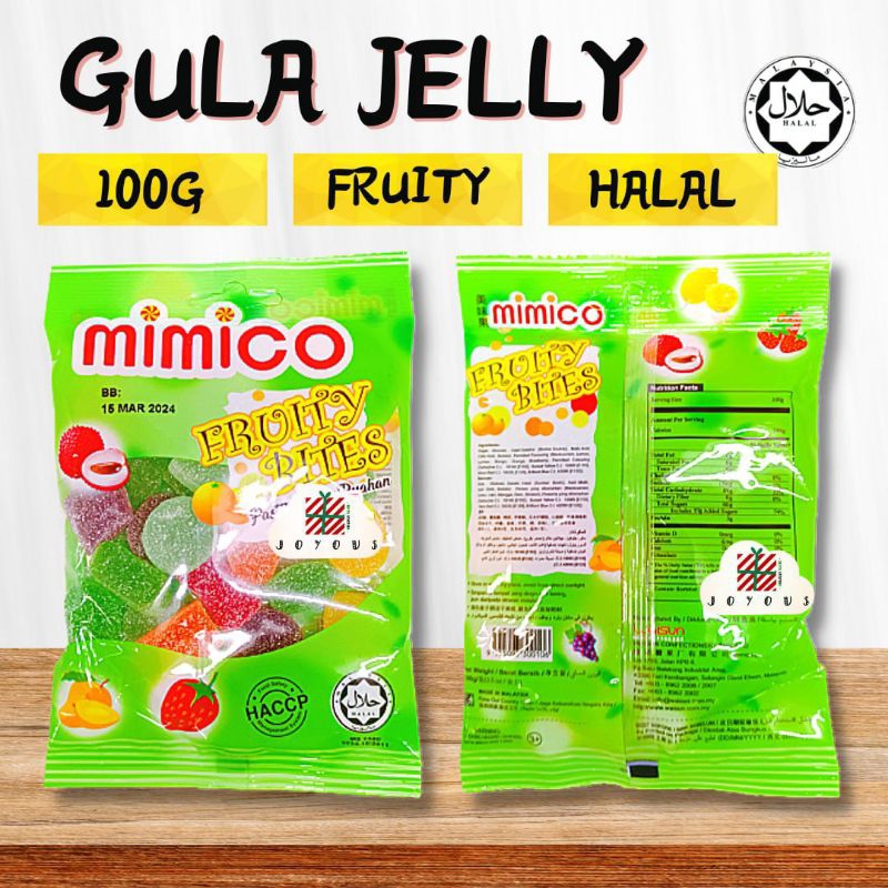 100g Mimico Gula Jelly / Gummy | Shopee Malaysia