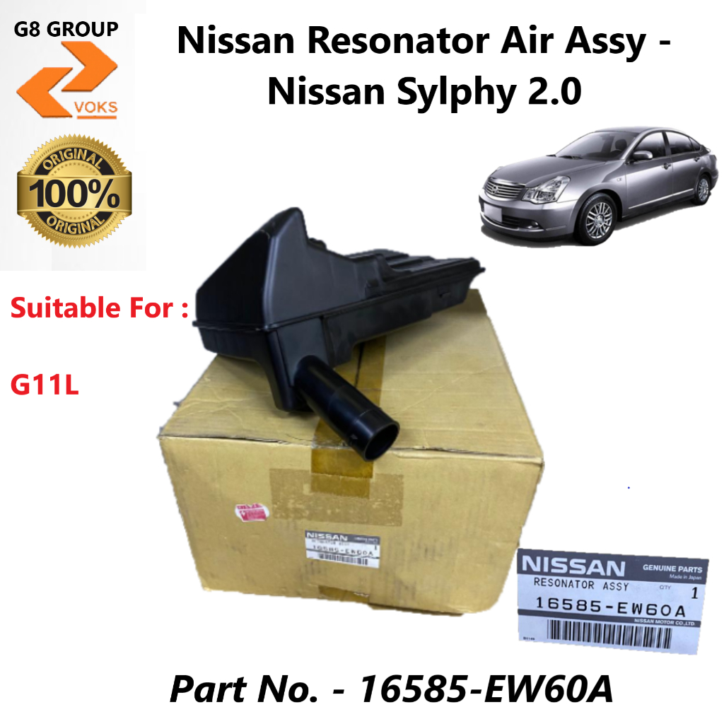 Nissan Resonator Air Assy - Nissan Sylphy 2.0 ( 16585-EW60A ) | Shopee ...