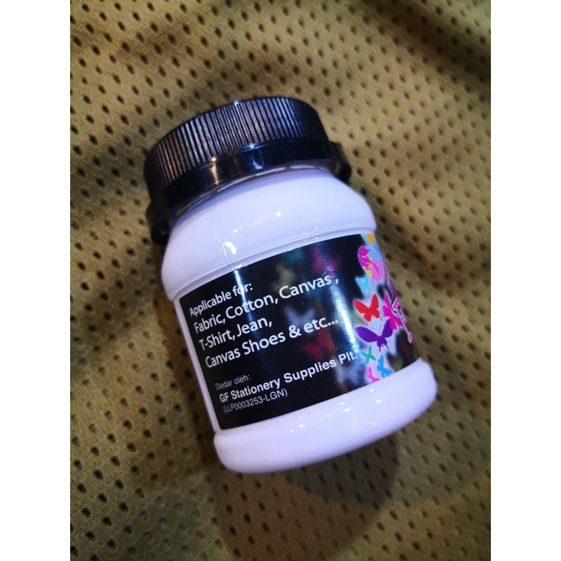 Fabric Dye putih cecair / Pewarna Kain / Colour Dye Paint / Fabric Dye
