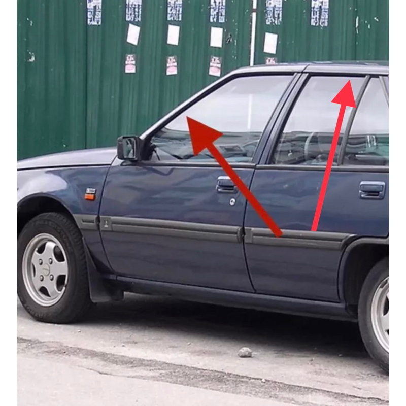 Front Top Corner / Rear Top Horizontal Door Moulding Proton Saga / Iswara NEW Shopee Malaysia