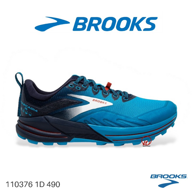 BROOKS MEN’S CASCADIA 16 TRAIL RUNNING SHOE ( 110376 1D 490 ) Shopee