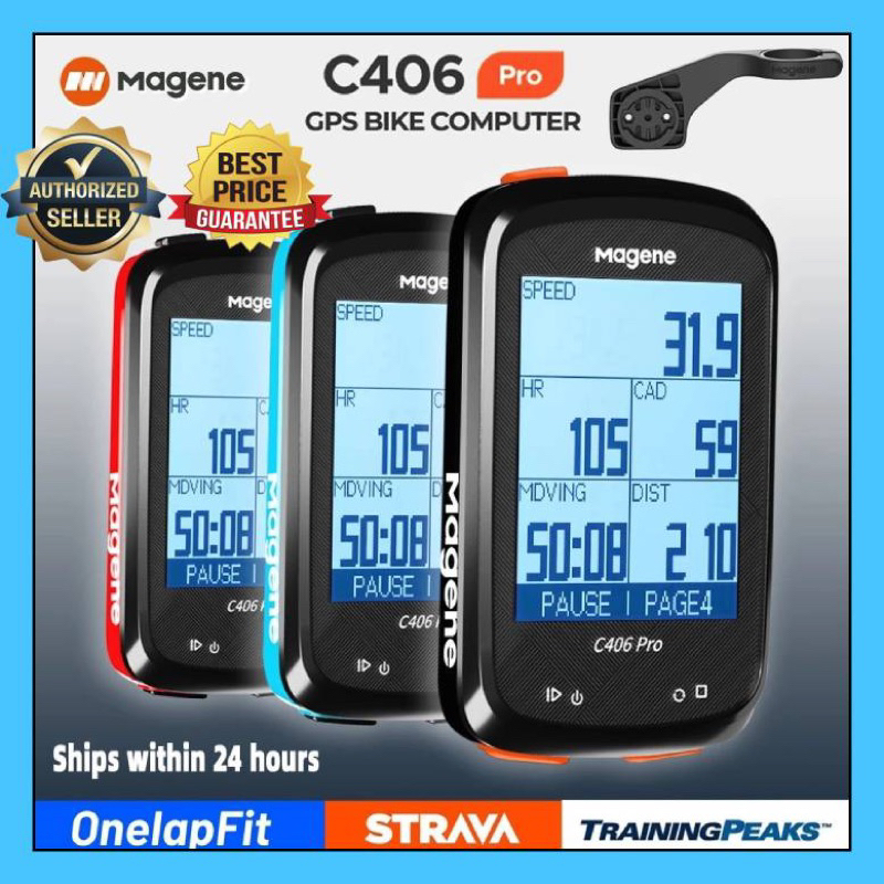 [MAGENE] C406 PRO GPS BIKE COMPUTER METER WIRELESS CYCLE | Shopee Malaysia