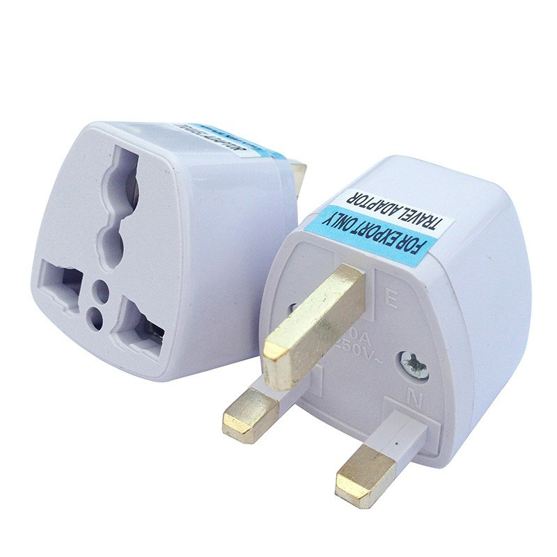 Universal 3 Pin Plug Socket Travel Adaptor Adapter US EU CN To Malaysia ...