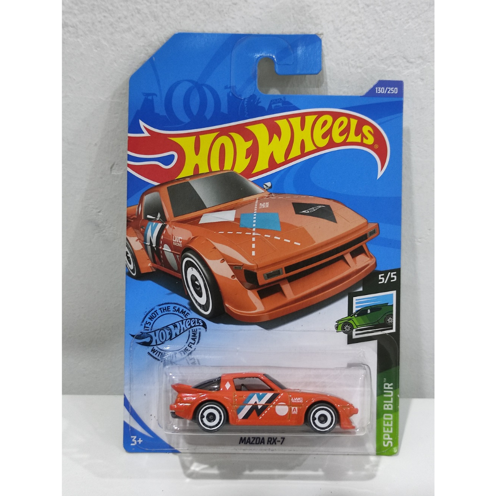 Hot Wheels Mazda RX7 RX-7 Orange | Shopee Malaysia