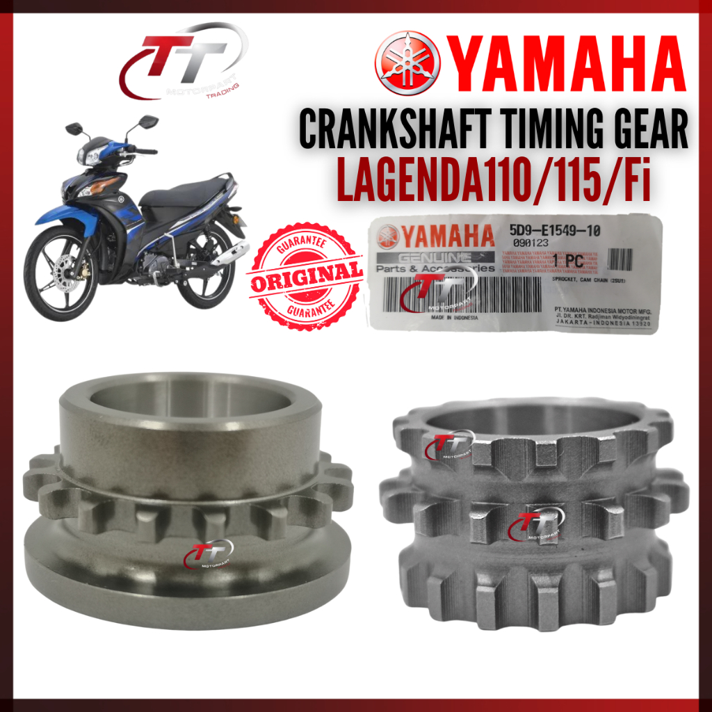 LAGENDA110 LAGENDA 115 Fi SRL115 SRL110 CRANKSHAFT GEAR TIMING GIAR OIL ...