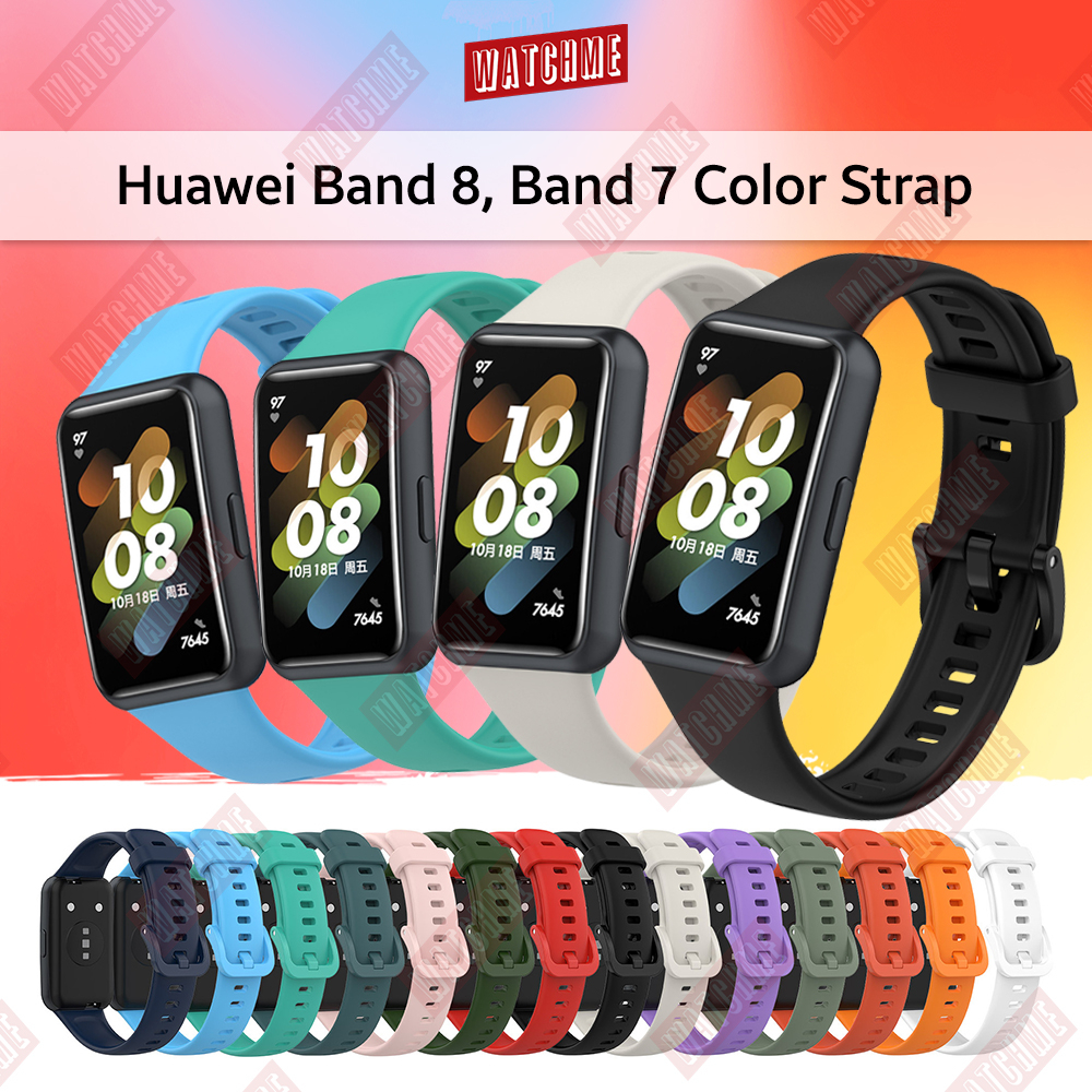 For Huawei Band 8 / Band 6 / Honor Band 7 / Band 6 / Band 6 Pro Clear TPU  Wrist Band Integrated Strap with Watch Case - Transparent Yellow Wholesale