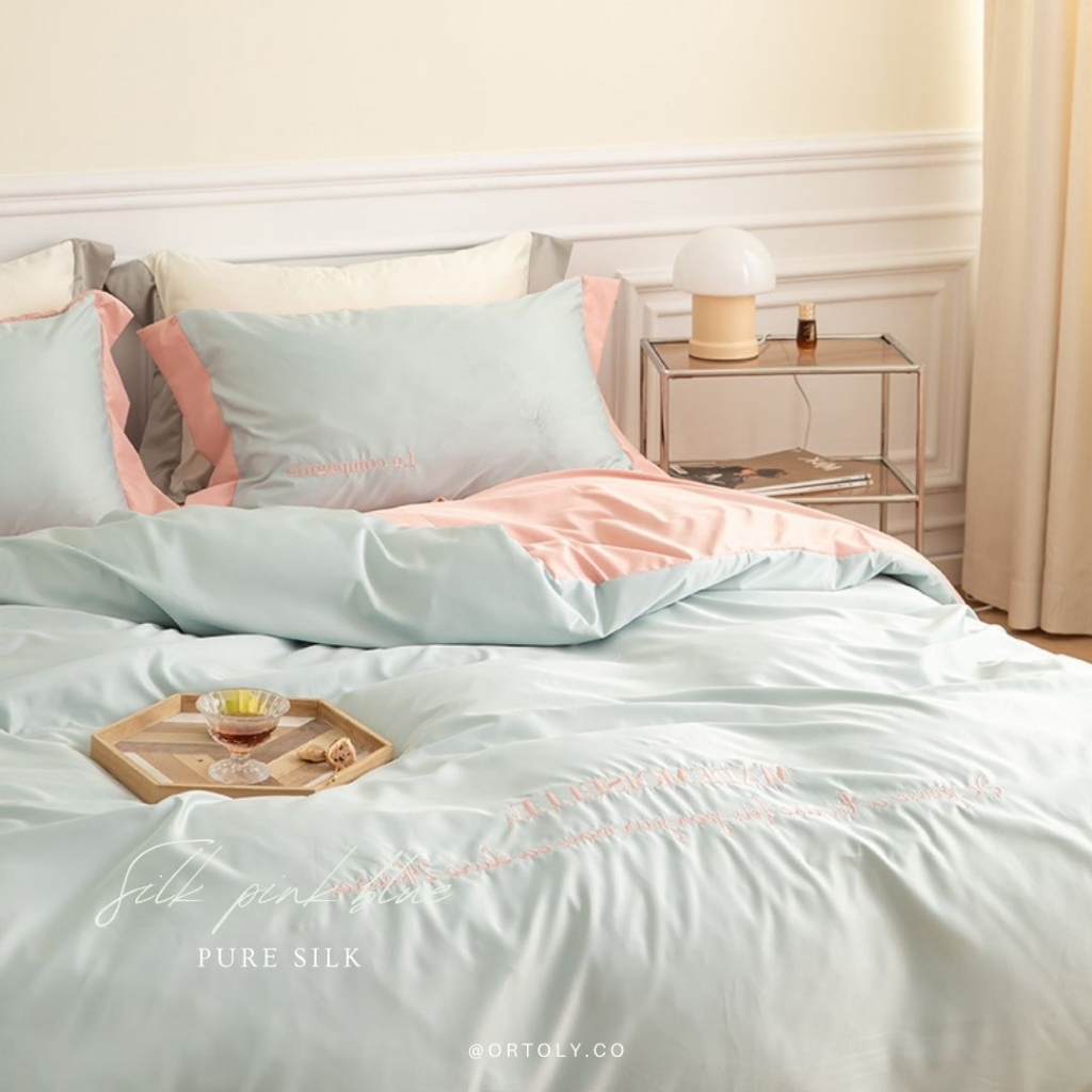 🇲🇾Malaysia Stock 5in1 Comforter Set 🔥 Premium 1200TC Pure Silk Cotton