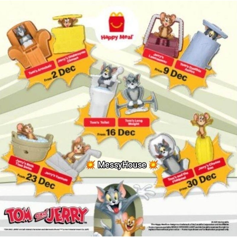 Ready Stock Mcdonald S Mcdonalds Mcd Mekdi Happy Meal Toys Tom
