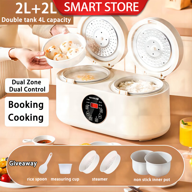 Doublecontainer Rice cooker Intelligent household multifunctional