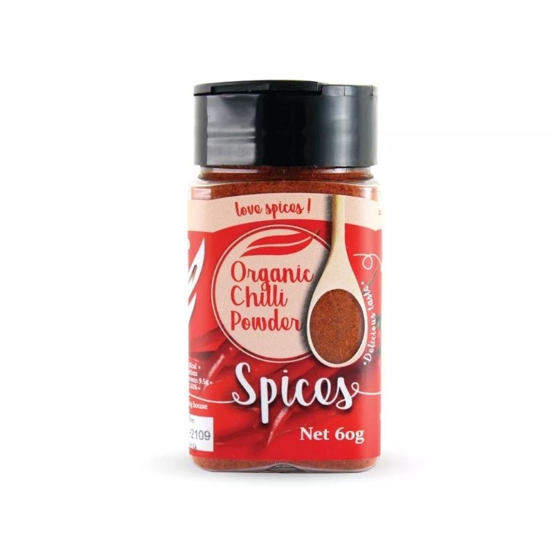 Love Earth Organic Chili Powder Spices 60g | Shopee Malaysia