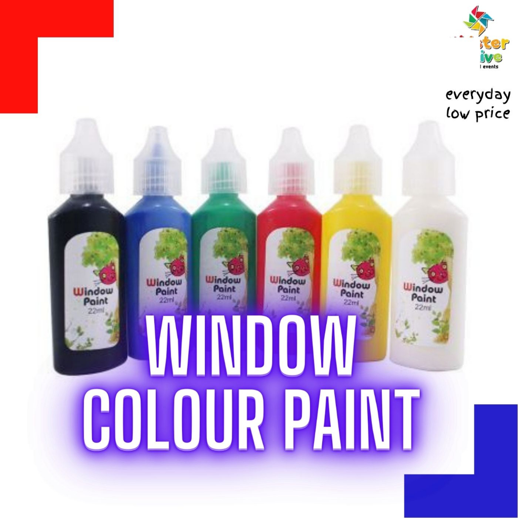 Window Art Colour Paint 22ml | Shopee Malaysia