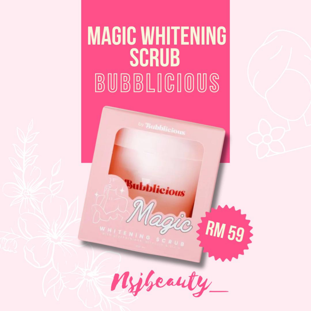 Magic Whitening Scrub by Bubblicious | Shopee Malaysia