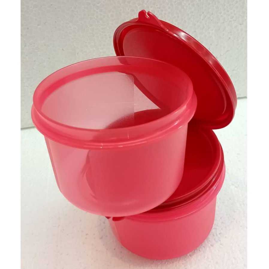 Tupperware Snack N All 450ml Red AirTight Liquid Tight | Shopee Malaysia