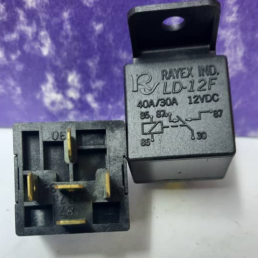 NEW RAYEX RELAY 12V 40A/30A 5 PIN UNIVERSAL POWER RELAY NEW. MADE IN ...