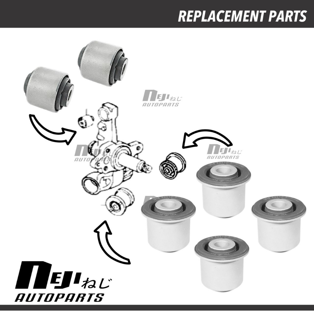 HONDA STREAM SMA 2007-2014 RN6 RN8 REAR KNUCKLE ARM BUSH | Shopee Malaysia