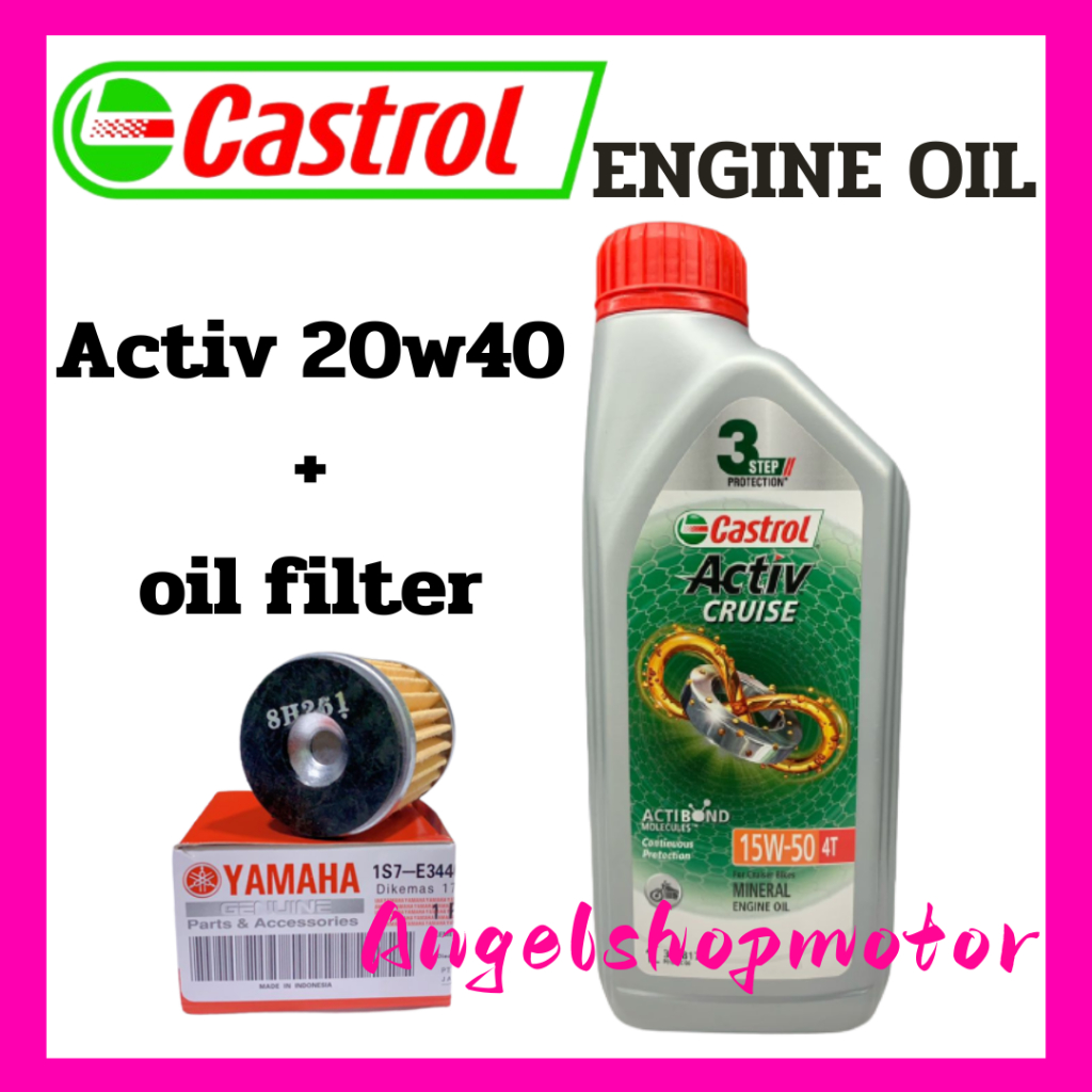 CASTROL POWER CRUISE 4T 15W50 SEMI SYNTHETIC/POWER LITER FOR