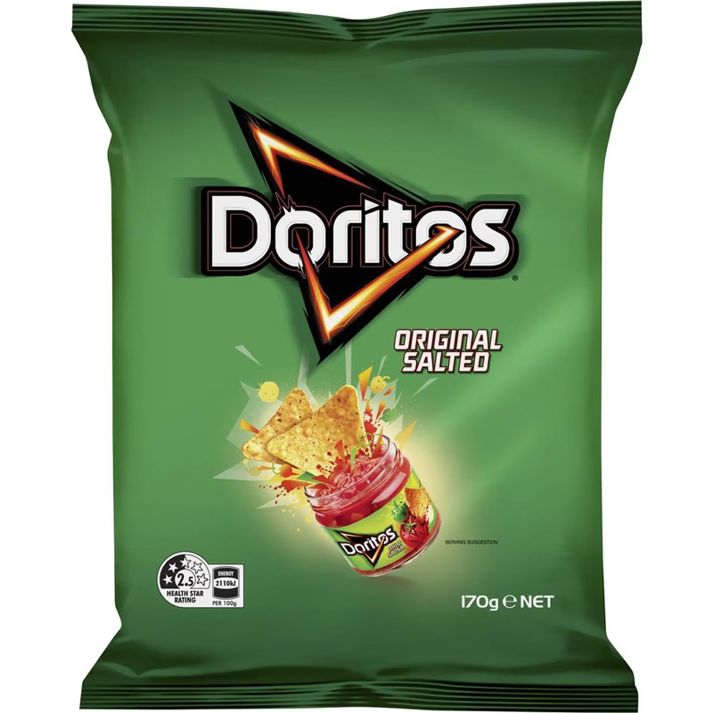 Doritos Corn Chips Original Share Pack 170g Shopee Malaysia