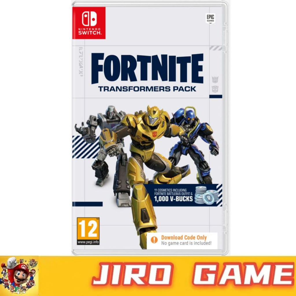 Nintendo Fortnite Transformers Pack (English) (Digital Code In Box ...