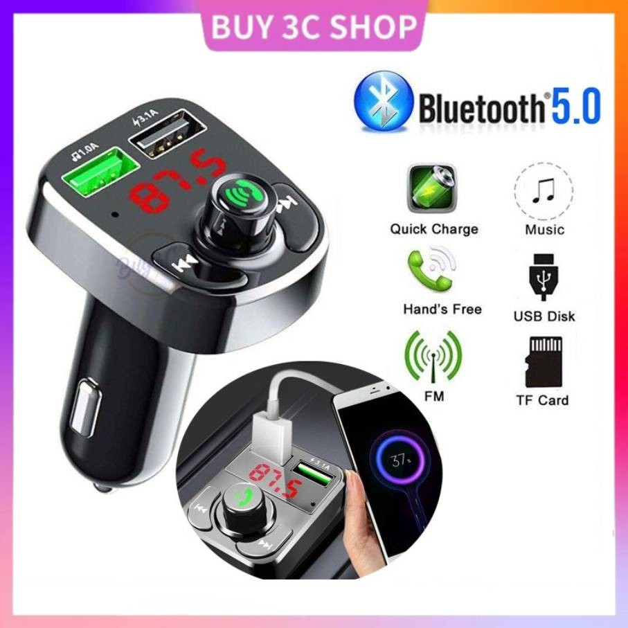 BT01 MP3 Player Bluetooth Multi-function Type-C + Dual USB Car