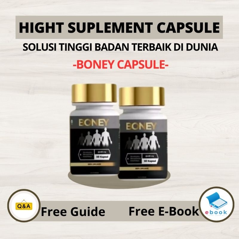 Boney Ubat Tinggi Herba Supplement Ubat Tinggi Badan Boney Original