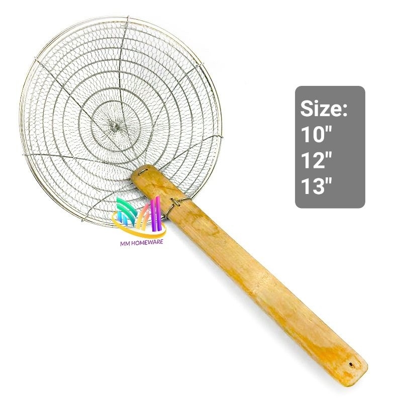 Excellante 6" bamboo handled skimmer, comes in each
