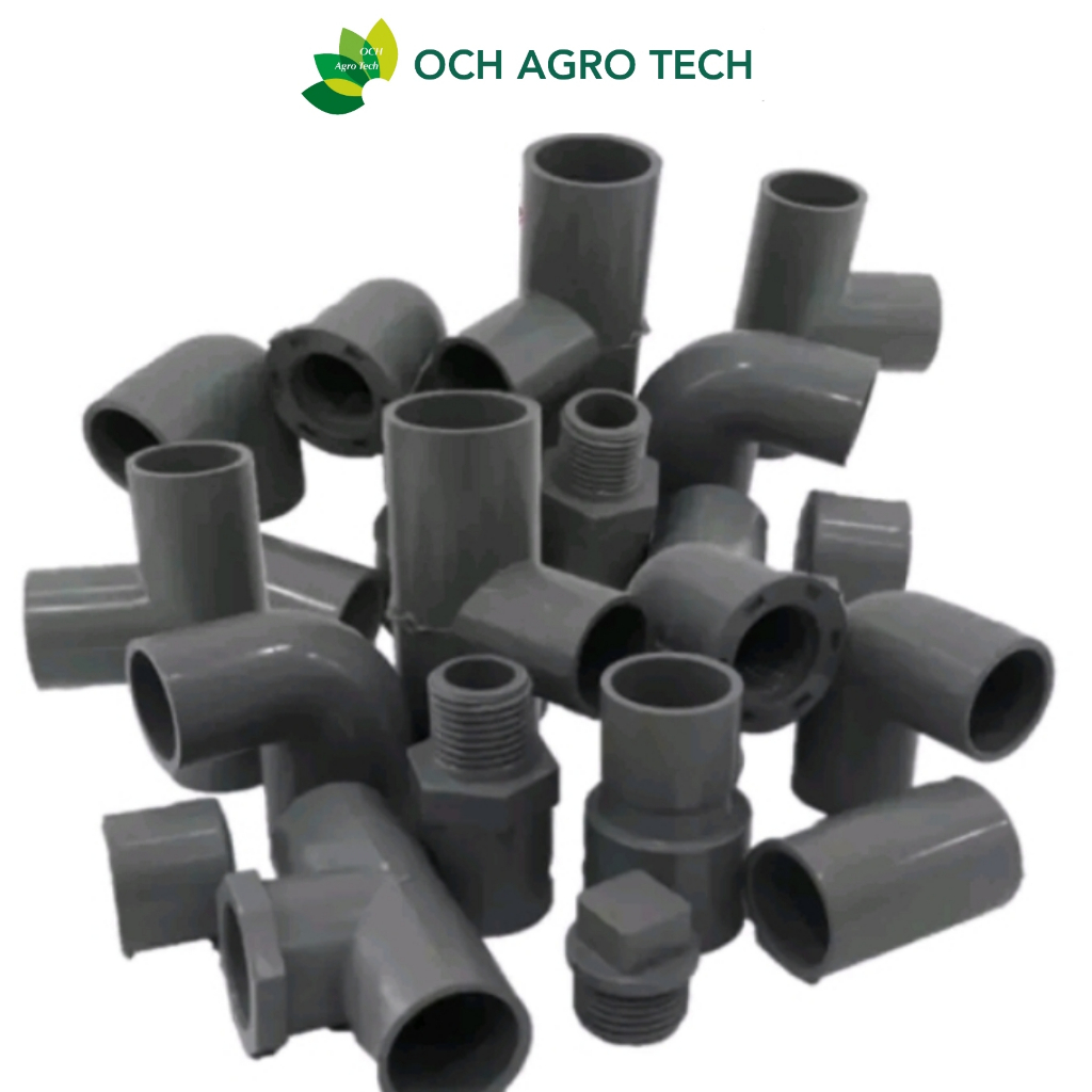 (15mm / 20mm) PVC Fittings - Socket/Elbow/Tee - P/T Socket Elbow/Valve ...