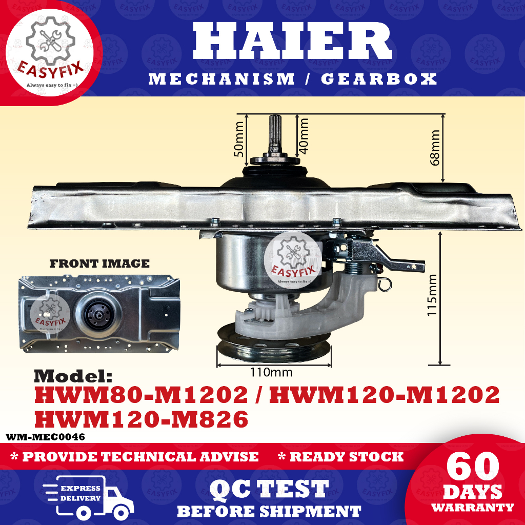 HWM80M1202 / HWM120M1202 / HWM120M826 HAIER WASHING MACHINE
