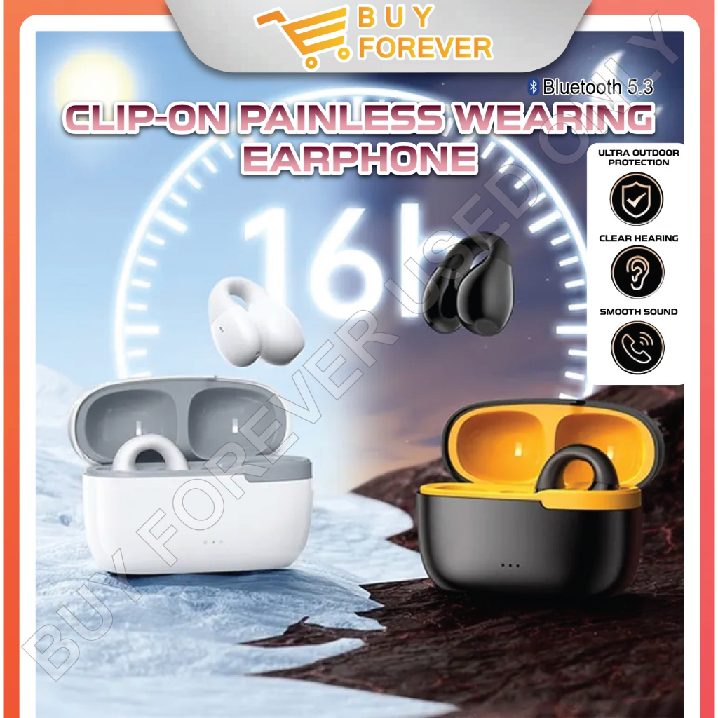 REMAX Bluetooth Earphone Clip On Ear Wireless Music Call Earphone ...