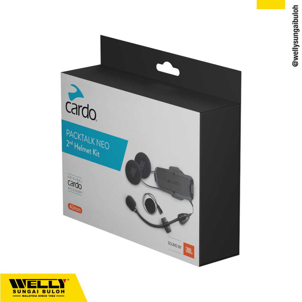 Cardo PackTalk NEO 2nd Helmet Kit Motorcycle JBL (Authorized Dealer