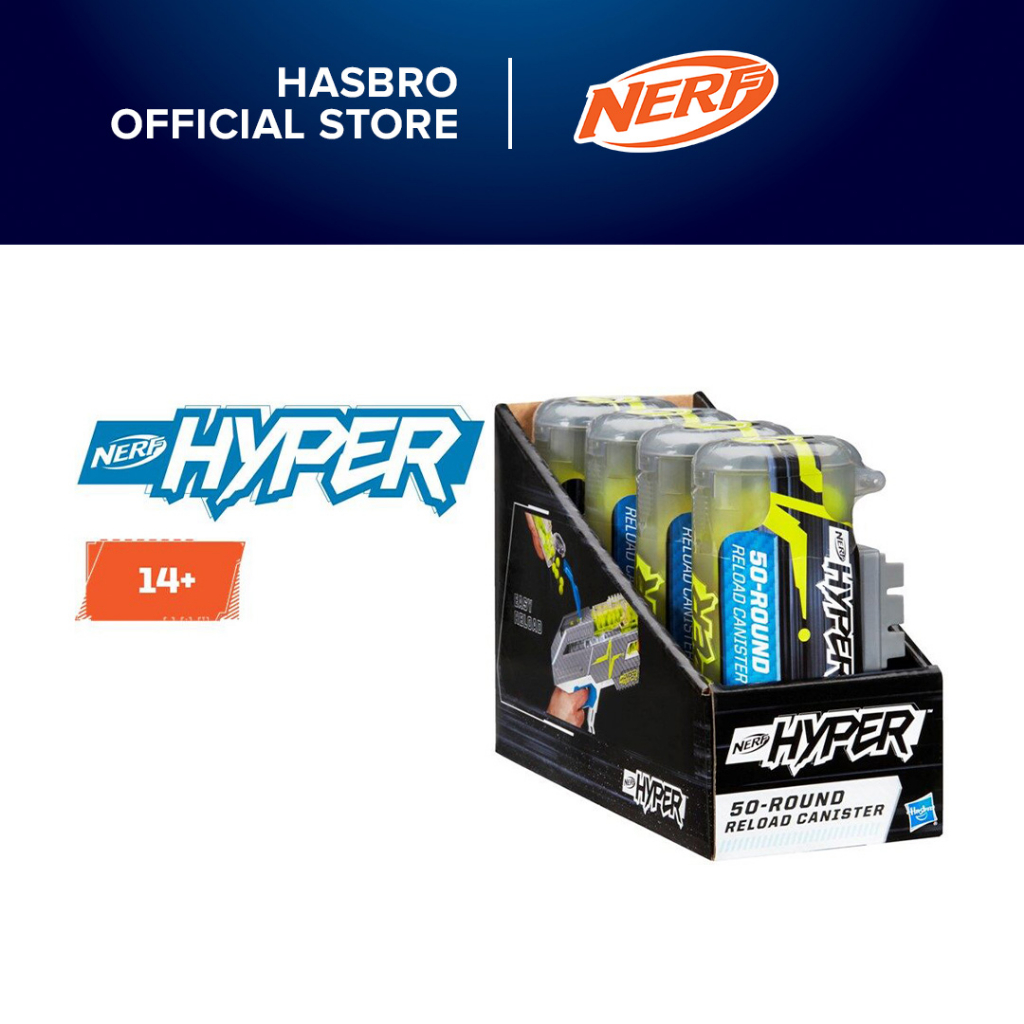 Nerf Hyper 50-Round Refill Canister -- Includes Easy Reload Canister ...