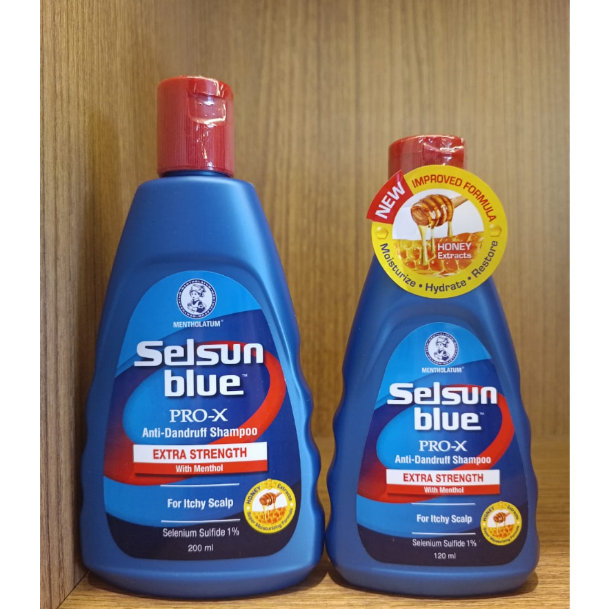 Selsun Blue Pro Extra Strength Anti-Dandruff Shampoo 200m/120ml [Anti ...