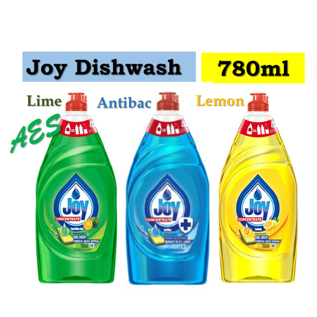 Joy Concentrated Kitchen Dishwashing Liquid Bottle (780ml) Lemon/ Lime ...