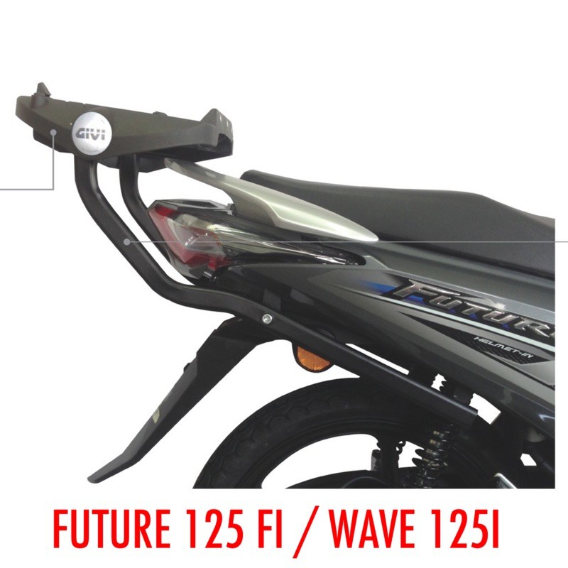 Givi Rack Honda Wave 125i Future 125i HRV Heavy Duty Rack Honda 125i ...