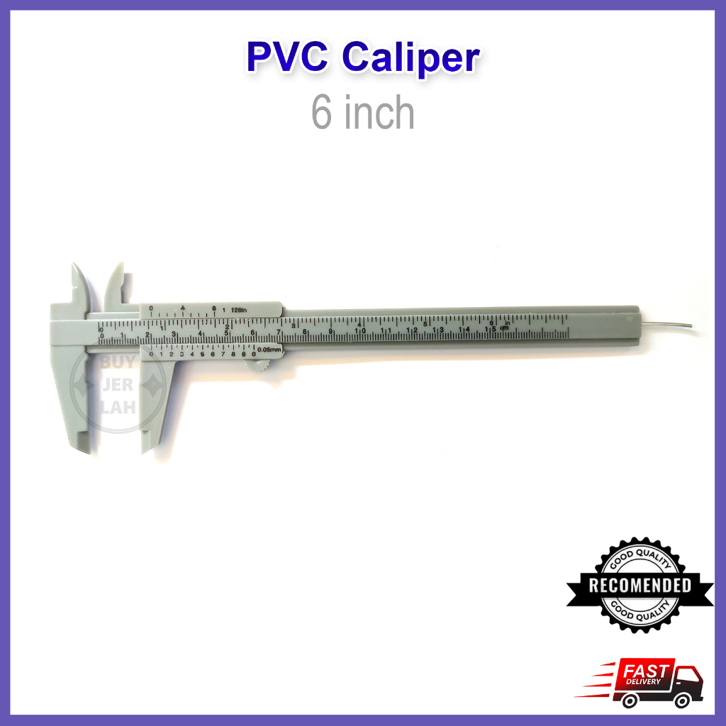 PVC Vernier Caliper 6”/150mm 卡尺 | Shopee Malaysia