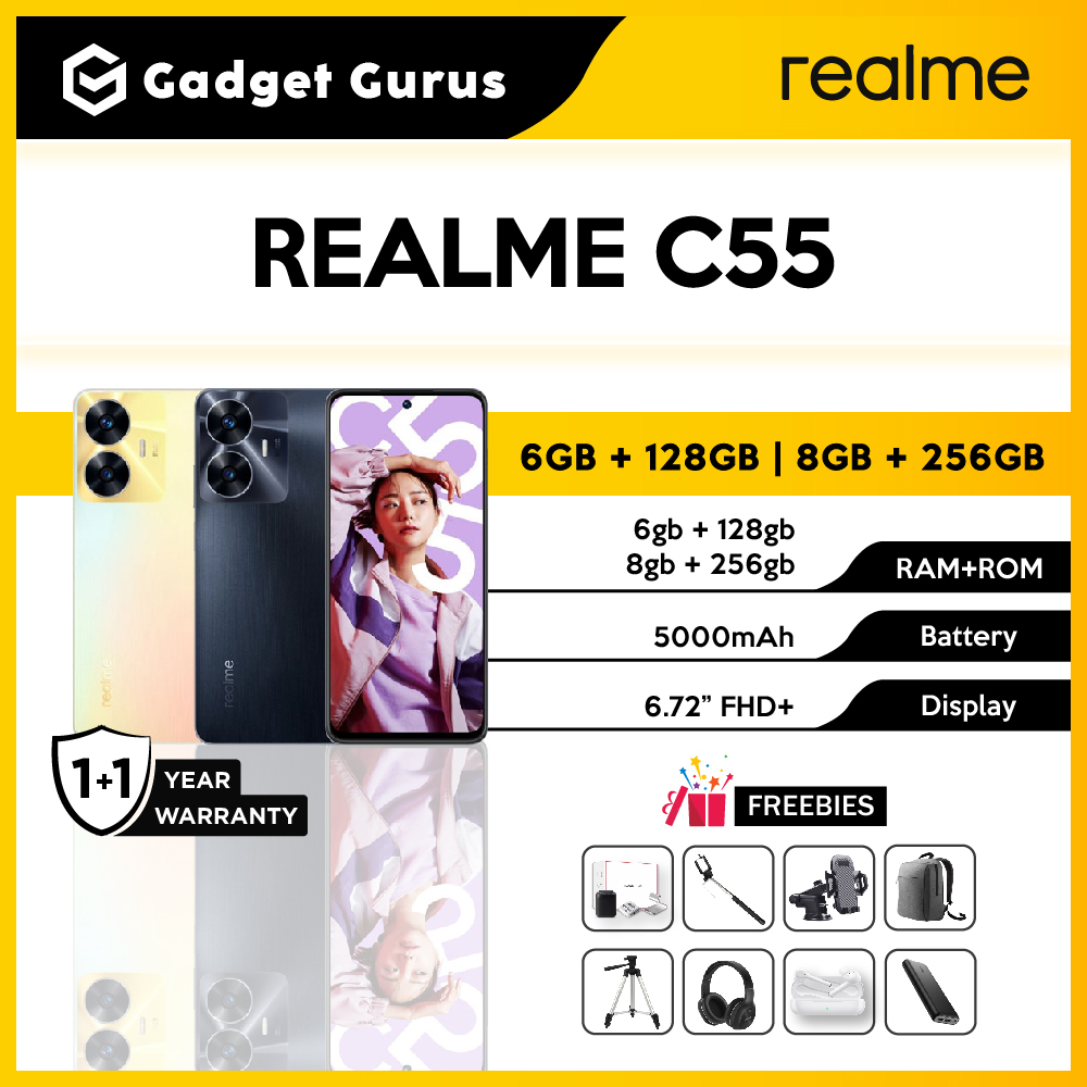 REALME C55 [6GB RAM 128GB ROM] [8GB RAM 256GB ROM] - ORIGINAL REALME ...