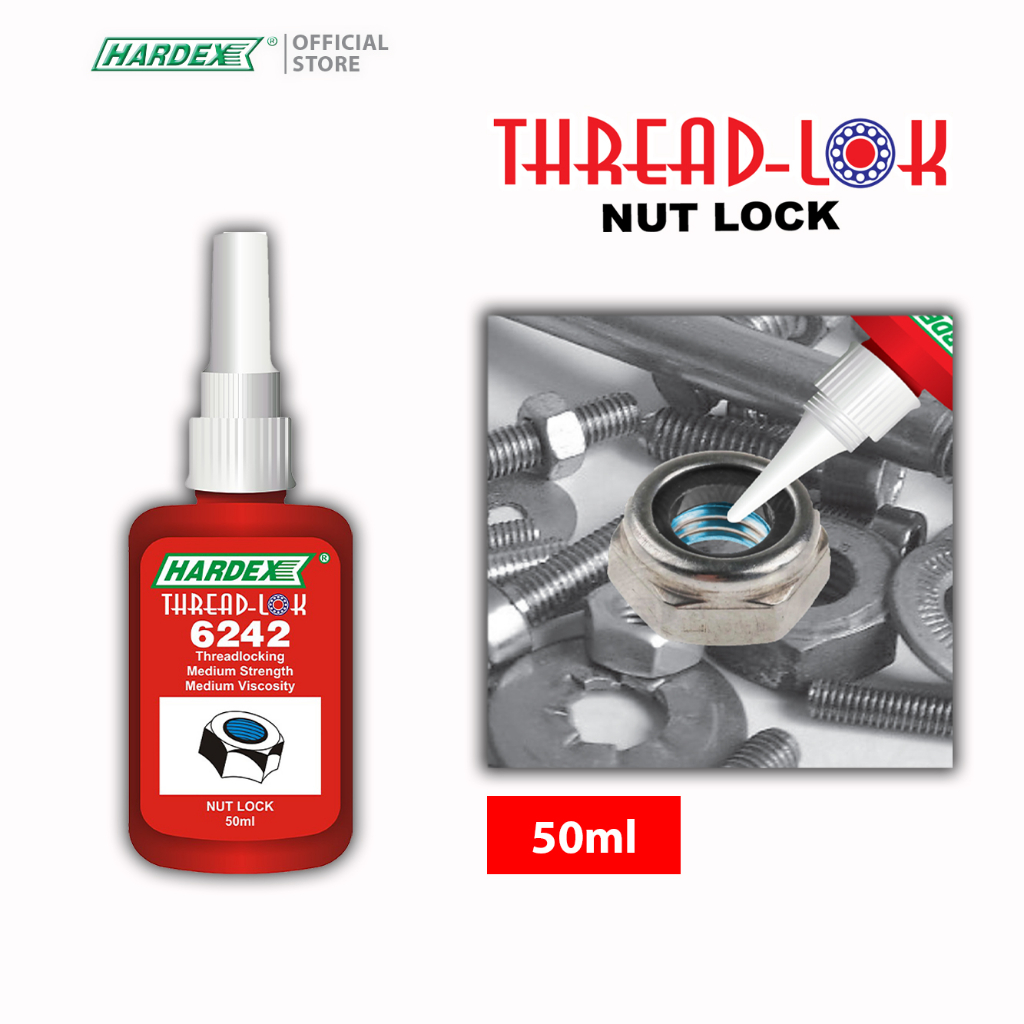 HARDEX Thread Lock Nut Lock 50ml (624250ML) Shopee Malaysia