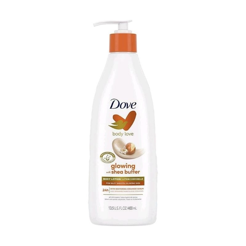 Dove, Body Love Body Lotion, Glowing with Shea Butter, For Silky Smooth