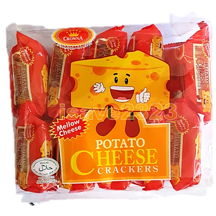 [halal] Crowna Extra Potato Crackers 32g X 10 Packs 5 Flavours