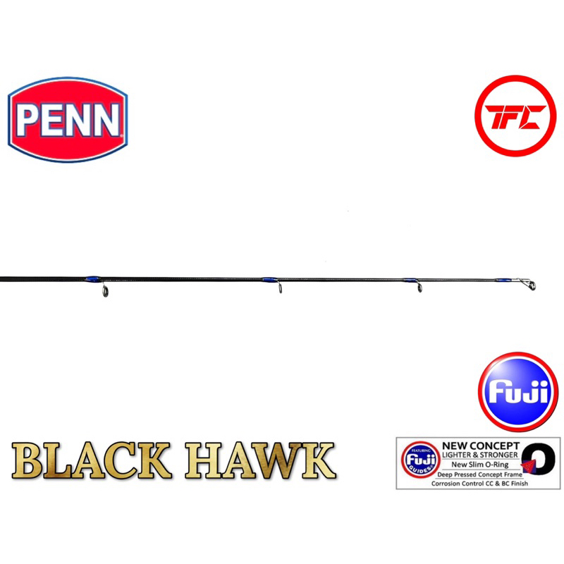 Penn Black Hawk Jigging Casting 6Ft Fishing Rod PE 1.5-4 Jig