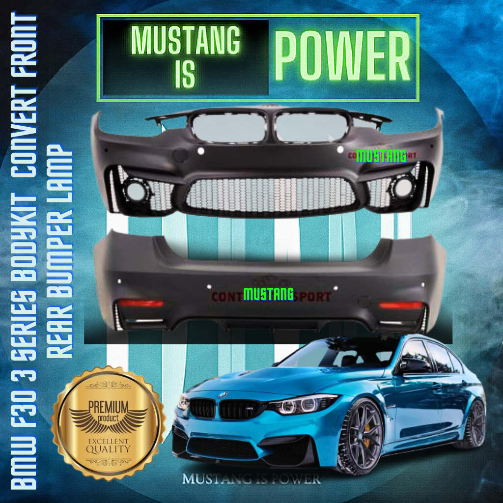 BMW F30 3 SERIES BODYKIT BODY KIT CONVERT TO M3 FRONT REAR BUMPER LAMP