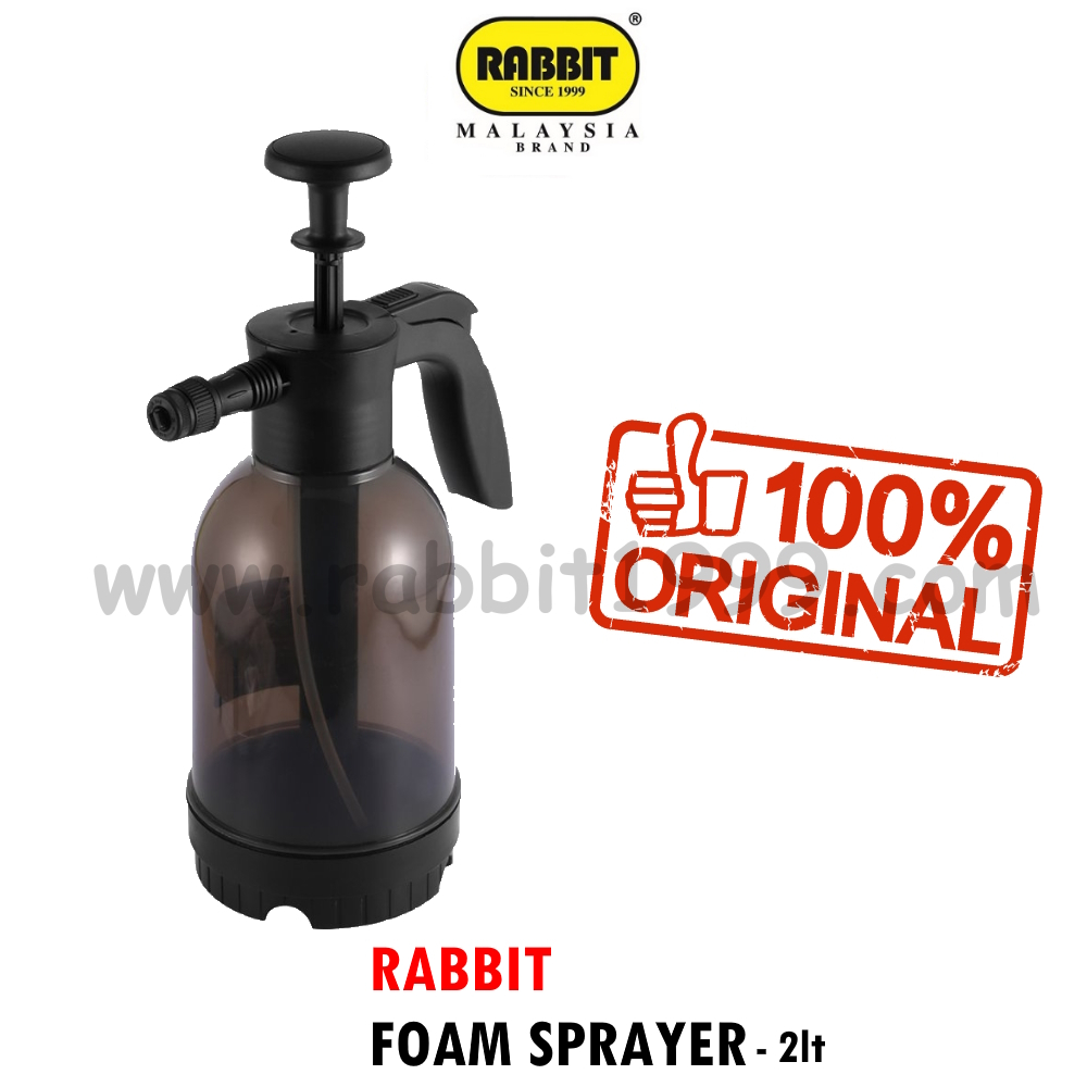 RABBIT FOAM SPRAYER black 2000ML Foam Wash Car Spray Bottle High