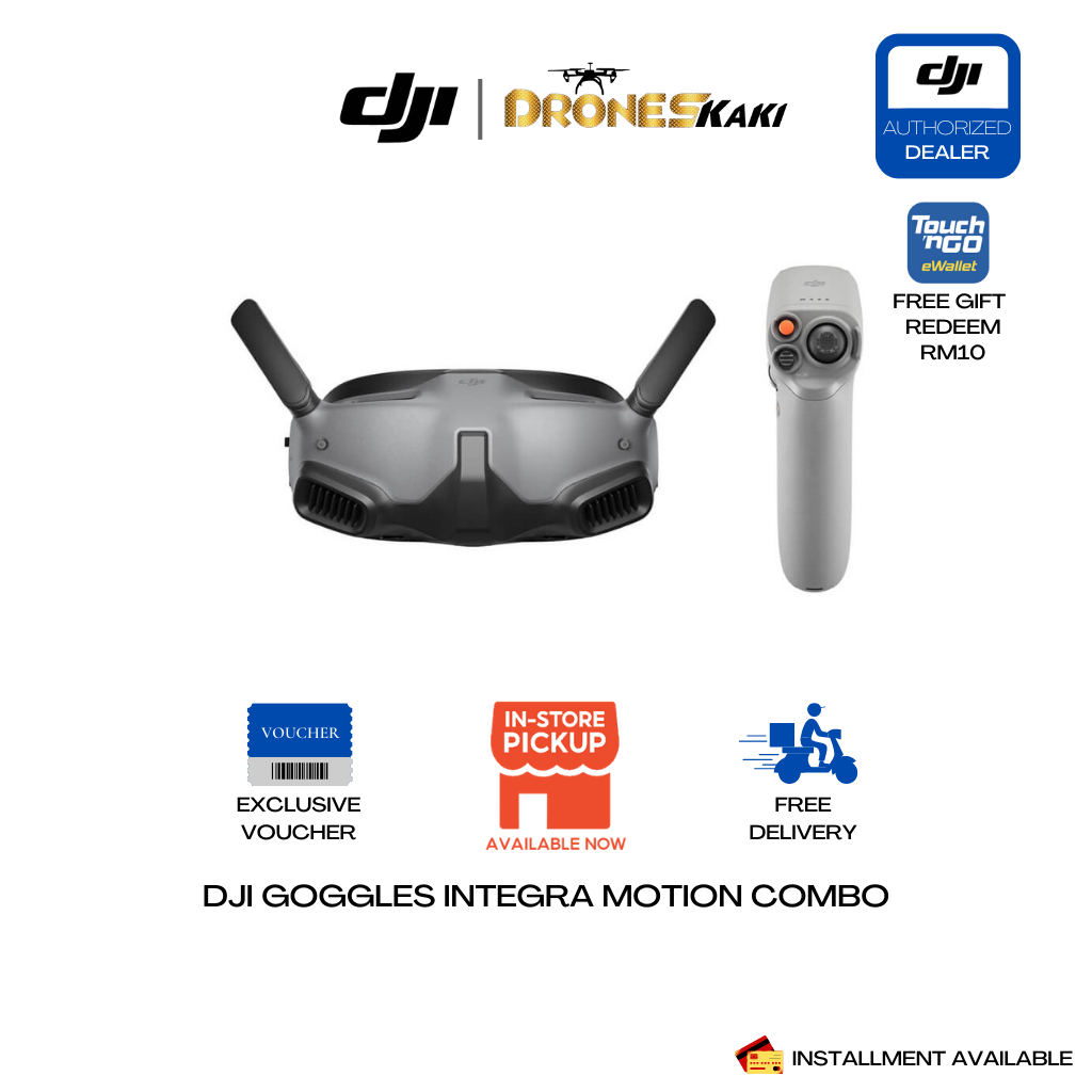 DJI Goggles Integra Motion Combo Shopee Malaysia