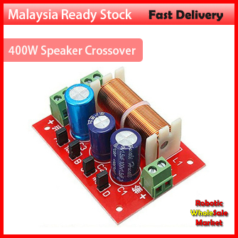 400w speaker crossover 2 way high-low 4-16 ohm frequency divider for speaker