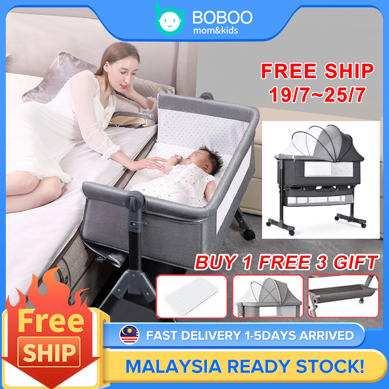 COD Baby Cot Portable Katil Baby Murah Cradle Sleeping Baby Bed Newborn