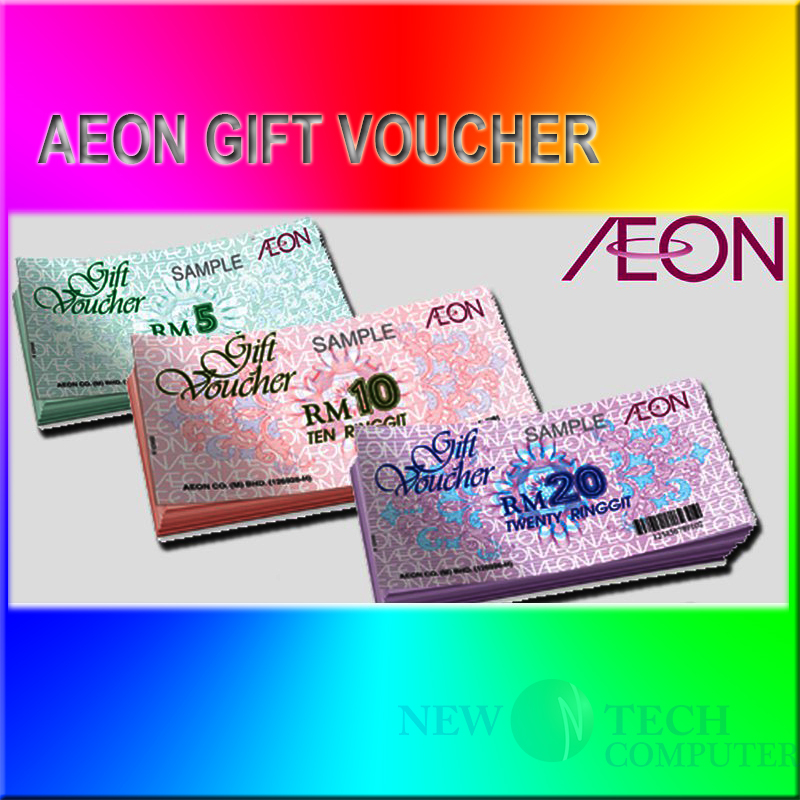 AEON GIFT Gift Voucher RM10 RM 10 Ten Ringgit / RM20 TWENTY Ringgit